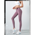 Pantalones de yoga Clásico Color sólido Ropa deportiva Conjunto de trabajo Ropa interior Cintura alta Jagger Transpirable A prueba de viento Sensación agradable Ropa deportiva